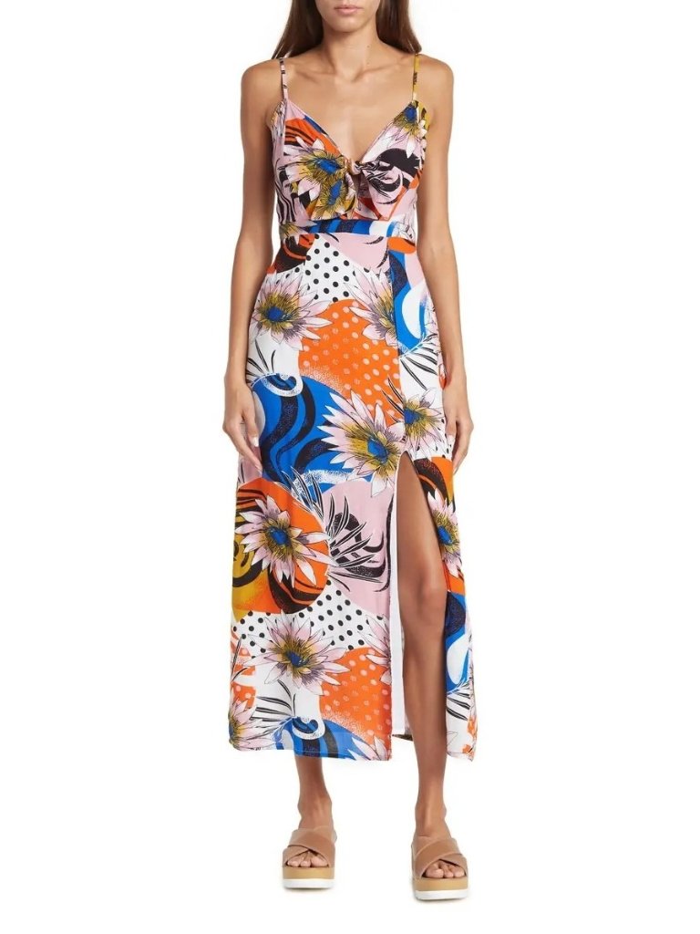 Walter Baker Natasha Spaghetti Strap Maxi Dress 4